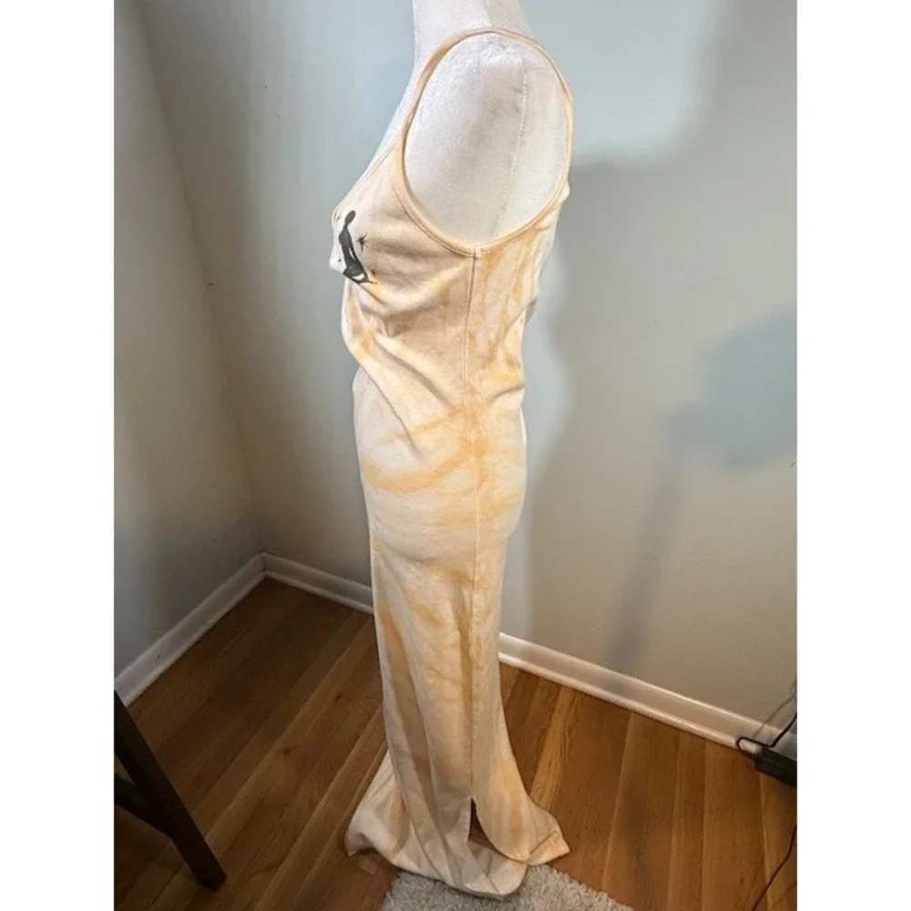Daydreamer Free People Noelle Tie Dye Column Maxi Dress M Celestial Graphic - Picture 11 of 12